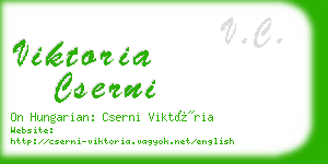 viktoria cserni business card